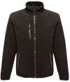 RG195 TRA624 Regatta Omicron III Waterproof Fleece Jacket Black / Black colour image